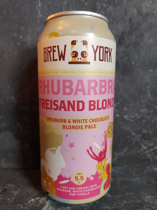 Rhubarbra Streisand Blondie - Brew York