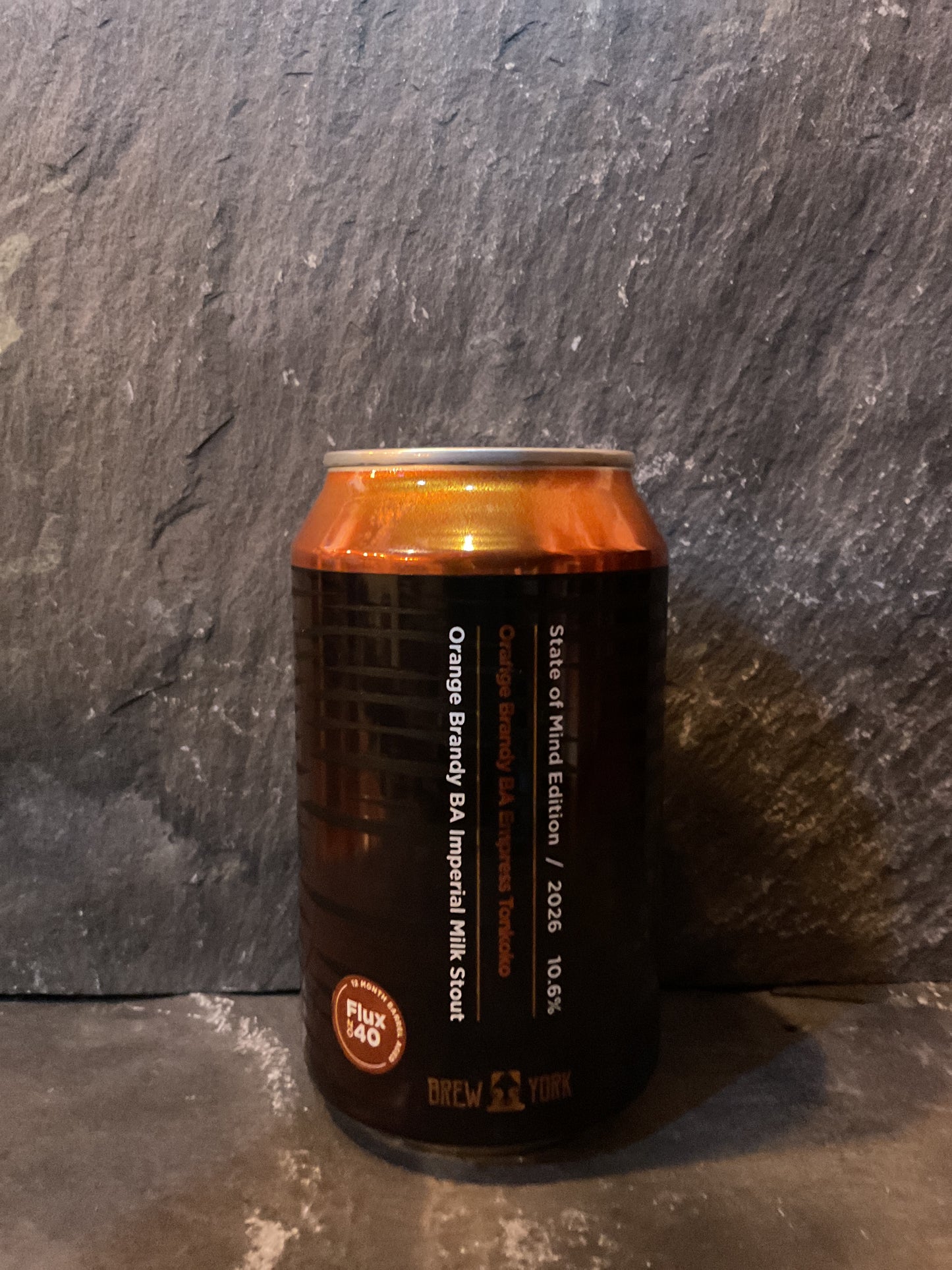 Flux 40 Orange Brandy BA Imperial Milk Stout - Brew York