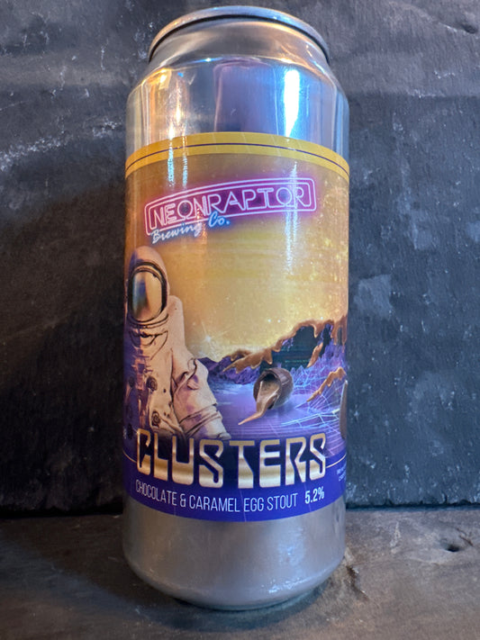 Caramel egg clusters - Neon Raptor