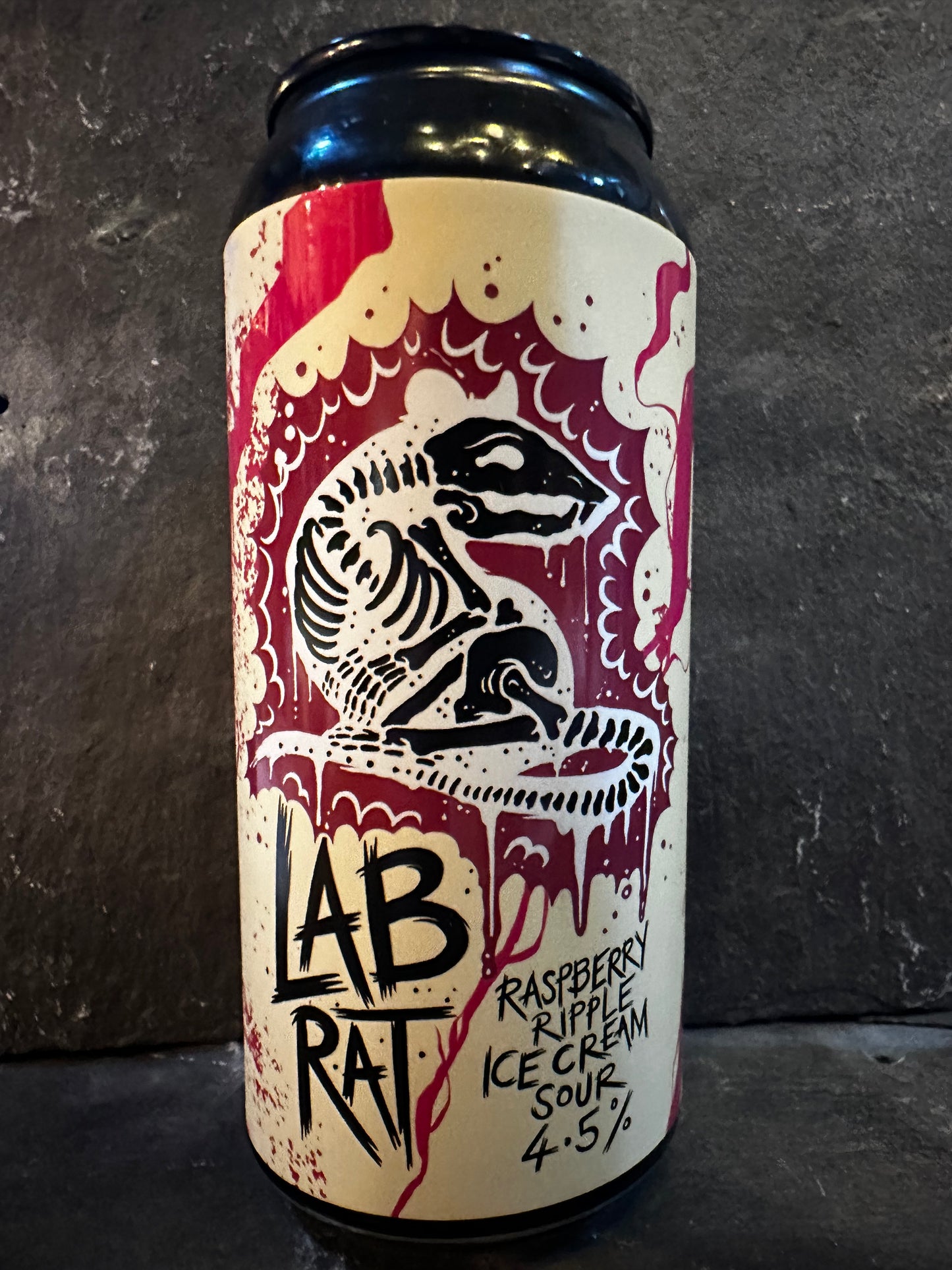 Lab Rat Raspberry Ripple Ice Cream - Ossett